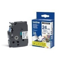 Brother TZE-253 Картридж  для термопринтера P-Touch с лентой 24мм синий на белом TZ253