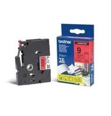 Brother TZE-421 Картридж с лентой (P-Touch, 9мм, Черный на красном)