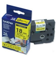 Brother TZE-641 Картридж с лентой (P-Touch, 18мм, Черный на желтом)