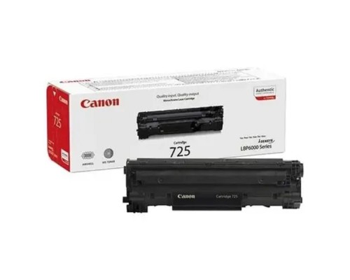 [Расходные материалы] Canon Cartridge 725 3484B005/3484B002 Картридж для LBP 6000/6000B/MF3010, Черный, 1600 стр.