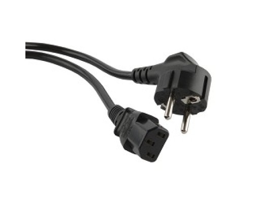 [Хиперланй] Hyperline PWC-IEC13-SHM-1.8-BK Кабель питания компьютера (Shucko+C13) (3x0.75), 1.8м