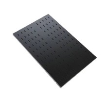 ЦМО Полка перфорированная грузоподъёмностью 100 кг., глубина 750 мм, цвет черный (СВ-75У-9005)