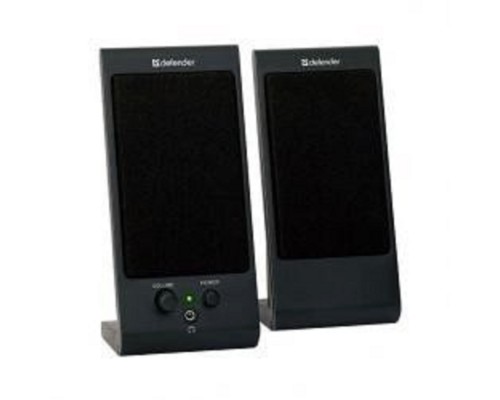 [Колонки] Defender SPK 170 черные {2.0, 6W, разъем для наушников, USB} [65165]