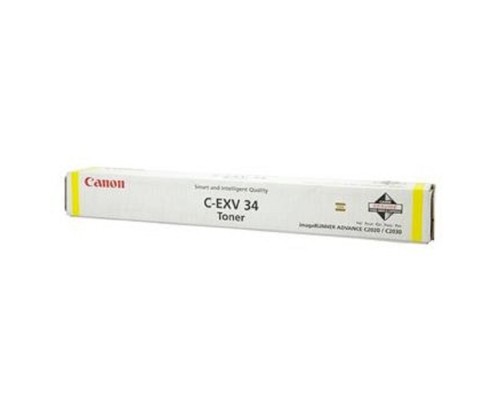 [Расходные материалы] Canon C-EXV34Y 3785B002 Тонер для IR Advance-C2000ser / C2020 / C2025 / C2030, Желтый, 16000стр. (CX)