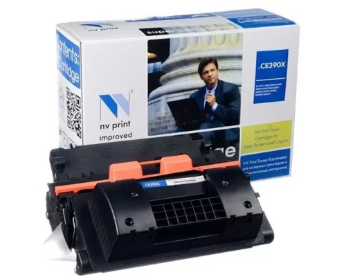 [Расходные материалы] NVPrint CE390X  Картридж для  LaserJet M4555MFP, черный , 24 000 стр