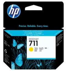 HP CZ132A Картридж №711, Yellow {Designjet T120/T520, Yellow (29ml)}