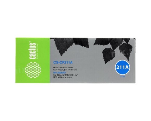 [расходные материалы] Картридж Cactus CS-CF211A голубой  (1800стр.)
