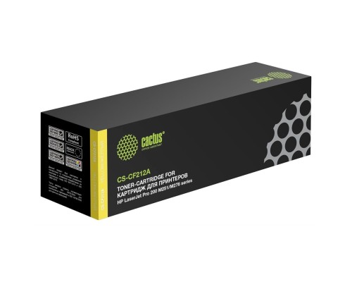 [расходные материалы] Картридж Cactus CS-CF212A желтый  (1800стр.)