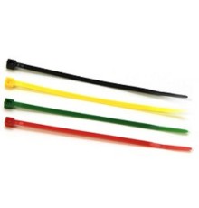 Gembird (NYT-100x2.5С) Стяжки  пластиковые 100 мм х 2,5 мм (набор 4 цвета по 25 шт)