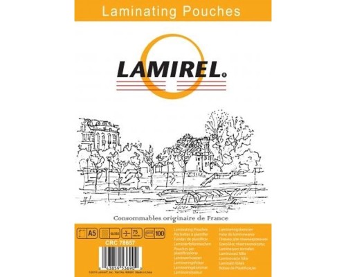 [Пленка] Lamirel Пленка для ламинирования LA-7865701 (А5, 75мкм, 100 шт.)