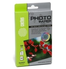 CACTUS GA620050 Фотобумага глянцевая, 10x15, 200 г/м2, 50 листов 