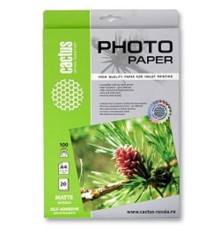 Cactus CS-MSA410020 Фотобумага A4/100г/м2/20л. матовое, самоклей. для струйной печати