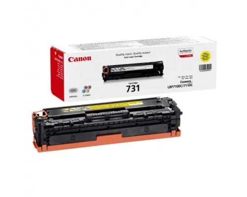 [Расходные материалы] Canon Cartridge 731Y  6269B002 Картридж LBP7100 / LBP7110, Желтый, 1500стр.