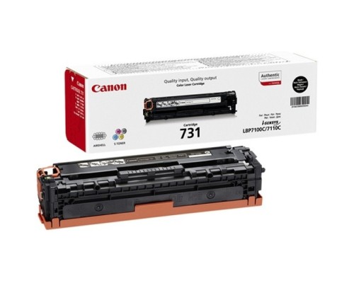 [Расходные материалы] Canon Cartridge 731Bk  6272B002 Картридж для LBP7100 / LBP7110, Черный, 1400 стр.
