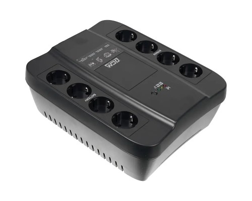 [ИБП] PowerCom SPD-650U ИБП {Line-Interactive, 650VA / 390W, Tower, Schuko, USB} (688275)