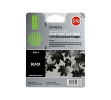 CACTUS PG-510 Картридж (CS-PG510) для PIXMA MP240/ MP250/ MP260/ MP270/ MP480/ MP490/ MP492/ MX320/ MX330 черный, 9 мл.