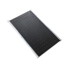 ЦМО Полка перфорированная выдвижная с телескоп. направляющими, глубина 1000 мм, цвет черный (ТСВ-100-9005)