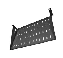 ЦМО Полка перфорированная консольная 2U, глубина 400 мм, цвет черный (МС-40-9005)