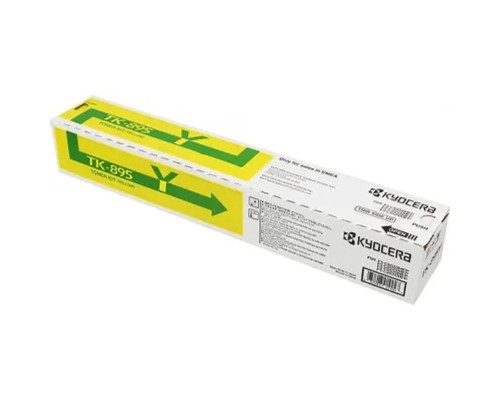 [Расходные материалы] Kyocera-Mita TK-895Y Картридж, Yellow {FS-C8020MFP/C8025MFP/C8525MFP, Yellow,  (6 000стр.)}