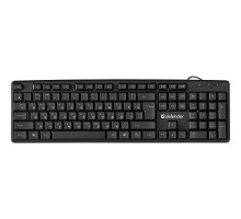 Defender Клавиатура  Element HB-520 Black USB [45522] {Проводная, 108кн.+ 3доп.}