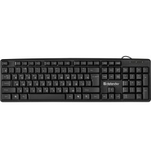 Defender Клавиатура  Element HB-520 Black USB [45522] {Проводная, 108кн.+ 3доп.}