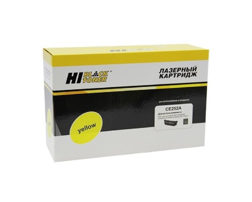 [Расходные материалы] Hi-Black CE252A Картридж для HP CLJ CP3525/3530 CM3525/3530   ресурс 7000 стр. с чипом, YELLOW