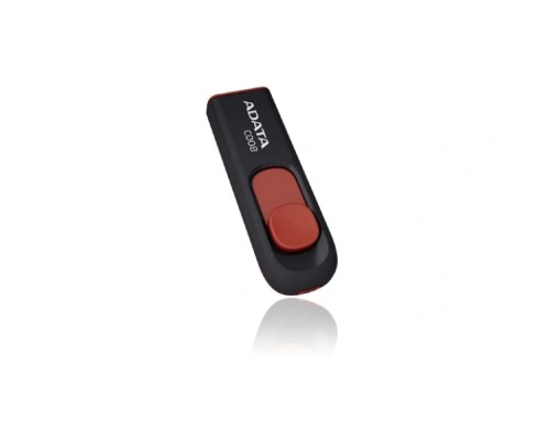 [Носитель информации] A-DATA Flash Drive 64Gb С008 AC008-64G-RKD {USB2.0, Black-Red}