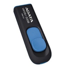 A-DATA Flash Drive 32Gb UV128 AUV128-32G-RBE {USB3.0, Black-Blue}