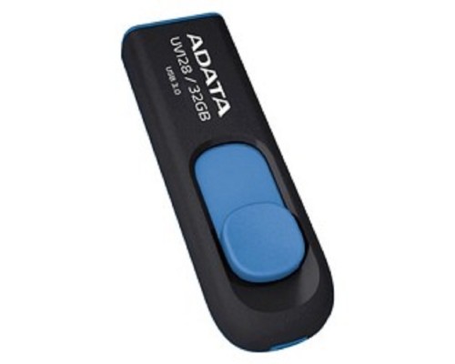 [Носитель информации] A-DATA Flash Drive 32Gb UV128 AUV128-32G-RBE {USB3.0, Black-Blue}