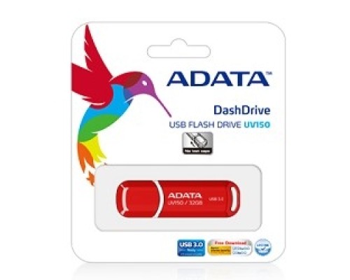[Носитель информации] A-DATA Flash Drive 32Gb UV150 AUV150-32G-RRD {USB3.0, Red}