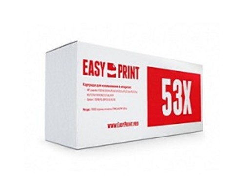 [Расходные материалы] EasyPrint Q7553X/Q5949X Картридж LH-53X U для HP LJ P2014/2015/M2727nf/Canon LBP3310} (7000 стр.) с чипом