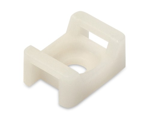 [Монтажное оборудование] Hyperline TM-3S25C Площадка под винт 21.9x15.9мм (д. 6.4мм) для стяжки (100 шт)