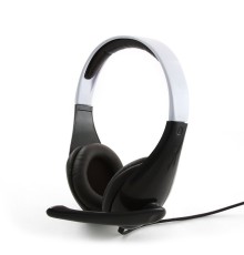 Gembird MHS-901 Гарнитура стерео ,черный\белый