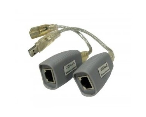 [Аксессуар] TA-U1/1+RA-U1/1 V1net. Удлинитель USB интерфейса. Расстояние прд. по кабелю витой пары(CAT5/5e/6) до 100м.