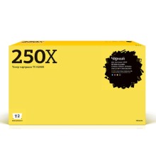 T2 CE250X Картридж для HP CLJ CP3525n/CM3530 (10 500 стр.) черный, с чипом