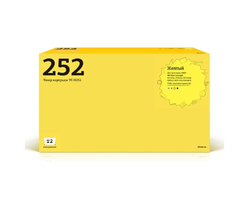 [Расходные материалы] T2 CE252A Картридж (TC-H252) для HP CLJ CP3525n/CM3530 (7000 стр.) желтый, с чипом