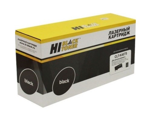 [Расходные материалы] Hi-Black CLT-K407S  Картридж для  Samsung CLP320/320N/CLX-3185/3185N/FN Bk с чипом