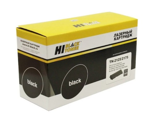 [Расходные материалы] Hi-Black TN-2175/2125 Тонер-картридж для принтеров Brother HL-2140R/2150NR/2170WR/DCP-7030R, 2600 стр