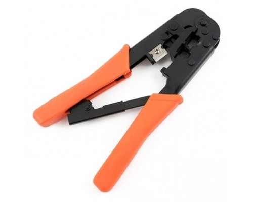 [Обжимной инструмент] Gembird T-568R Универсальные клещи для обжима и разделки кабеля RJ-11 (6p4c/6p2c), RJ-12 (6p6c), RJ-45 (8p8c) с фиксатором