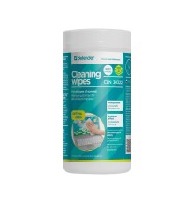 DEFENDER Влажные чистящие салфетки CLN 30322  для экранов в тубе, 100шт.