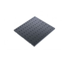 ЦМО Полка перфорированная, глубина 580 мм, цвет черный (СВ-58-9005)