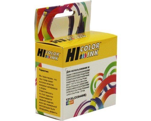 [Расходные материалы] Hi-Black CC644HE Картридж для HP DJ F4283/D2563, №121XL, Color
