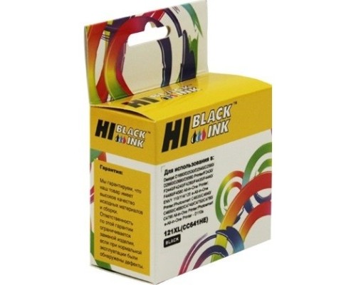 [Расходные материалы] Hi-Black CC641HE Картридж  для HP DJ F4283/D2563, №121XL, BK, 600 стр.