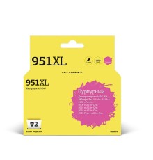 T2 CN047AE/№951XL Картридж (IC-H047) №951XL для HP Officejet Pro 8100/8600/8600 Plus/251dw/276dw, пурпурный, 1500 стр.