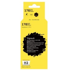 T2 CB321/CN684HE Картридж (IC-H321) №178XL для HP Deskjet 3070A/Photosmart 6510/7510/B110/C8583, черный,  С ЧИПОМ, 550 стр.