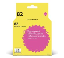 T2 C4912A  Картридж №82 для HP DesignJet 500/510/800/815MFP/820MFP/CC820PS, пурпурный