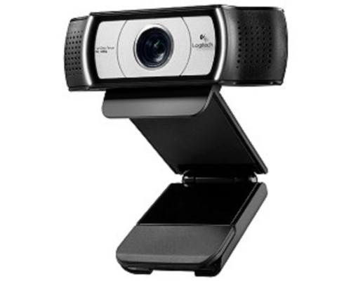 [Web-камеры] 960-000972 Logitech Webcam C930e { Full HD 1080p/30fps, автофокус, zoom 4x, угол обзора 90°, стереомикрофон, защитная шторка, кабель 1.83м} 