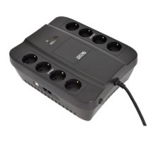 PowerCom SPD-1000U ИБП {Line-Interactive, 1000VA / 550W, Tower, Schuko, USB} (688277)