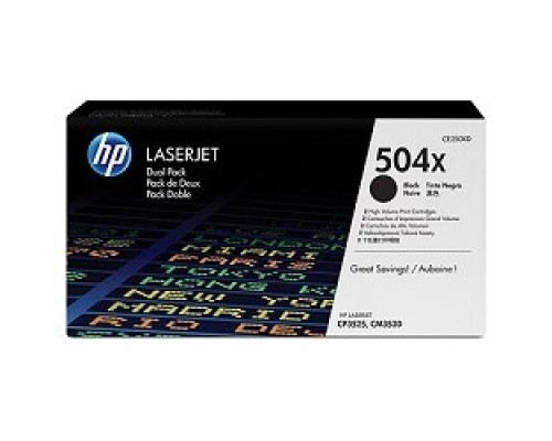 [Расходные материалы] HP CE250XD Картридж ,Black{CLJ CP3525, CM3530, Black, (10 500 стр.), 2-pack)}