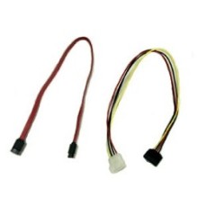 Gembird/Cablexpert Кабель SATA  интерфейсный (48см) 7pin/7pin и питания (15см) 4pin/15pin(CC-SATA)